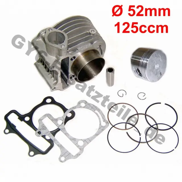 152QMI 125ccm ZYLINDER KIT z.B. CHINA ROLLER SCOOTER MOPED BUGGY MOTORRAD GY6