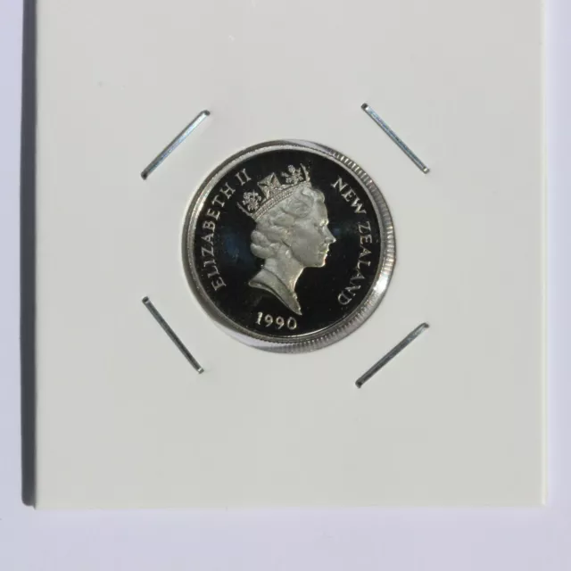 New Zealand 1990 5 Cents Proof  10k Minted( (3351557M8)