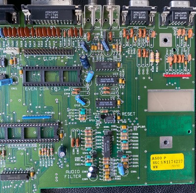 AMIGA 500 Carte Mère sans Puce ´ S #22-2022 Rev 6A 