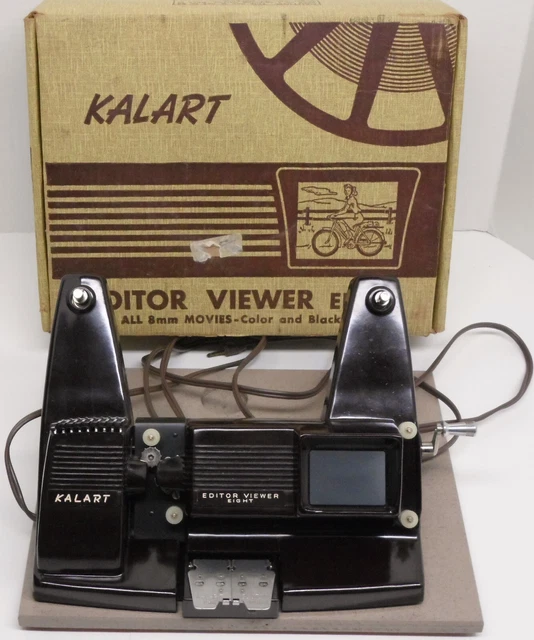 VINTAGE KALART FILM Editor Viewer 8mm Model EV8 With Box 29.99 PicClick
