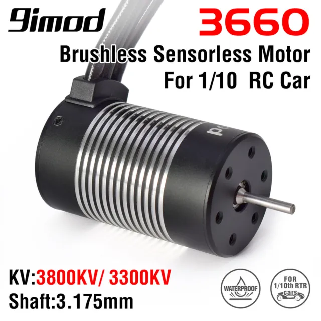 9imod 3660 Brushless Motor 3800KV / 3300KV for WLtoys 104001 1/10 RC Car
