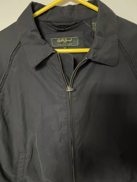 VINTAGE BOBBY JOHNS Collection Lightweight Jacket Zipper Size M $39.95 ...