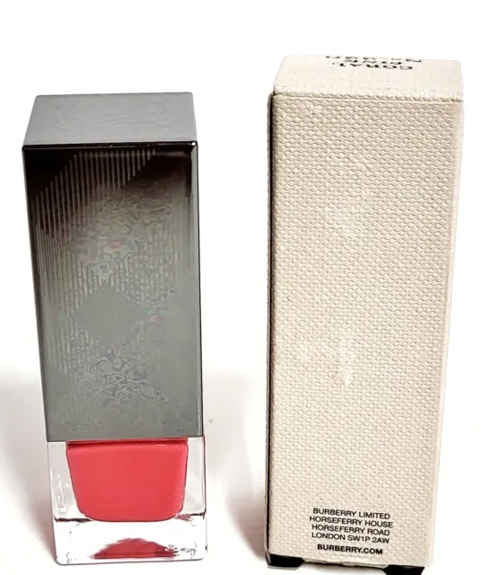 Burberry Beauty Iconic Colour Nail Polish 220 Coral Pink High Gloss New with Box 3