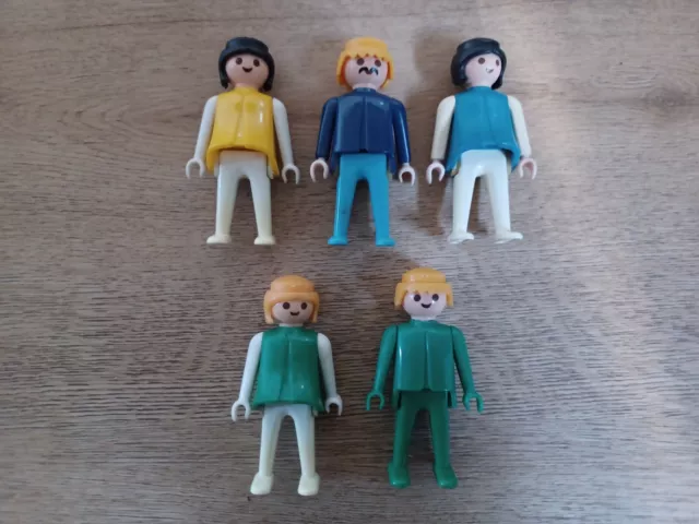 Playmobil GEOBRA 1974 Figuren  5 Stück