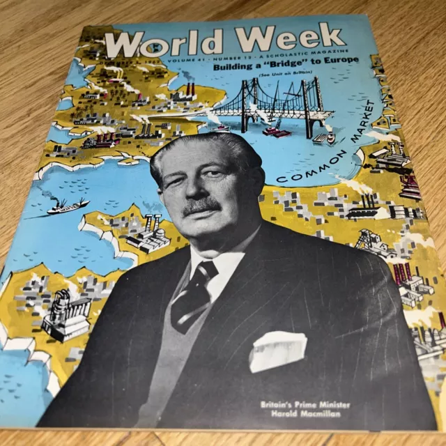 December 1962 WORLD WEEK - BRITAIN'S PRIME MINISTER HAROLD MACMILLAN