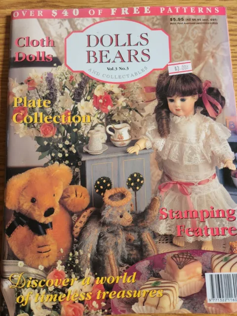 Australian Dolls Bears And Collectables Magazine Vol. 3 No. 3