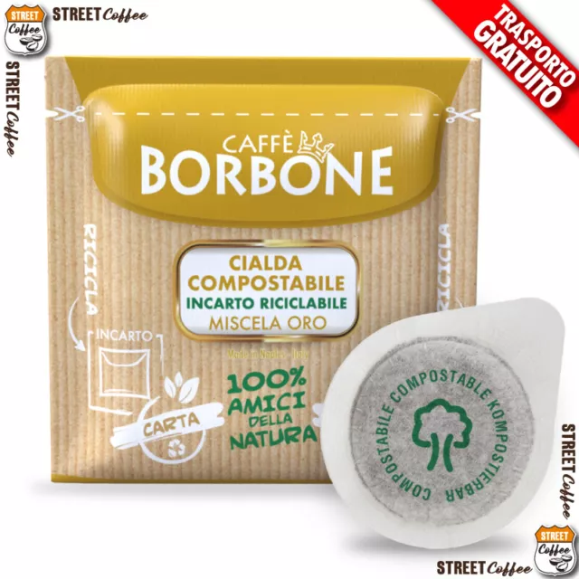 150 300 600 900 1200 Cialde Capsule caffè Borbone Miscela Oro Gold Giallo Gialla