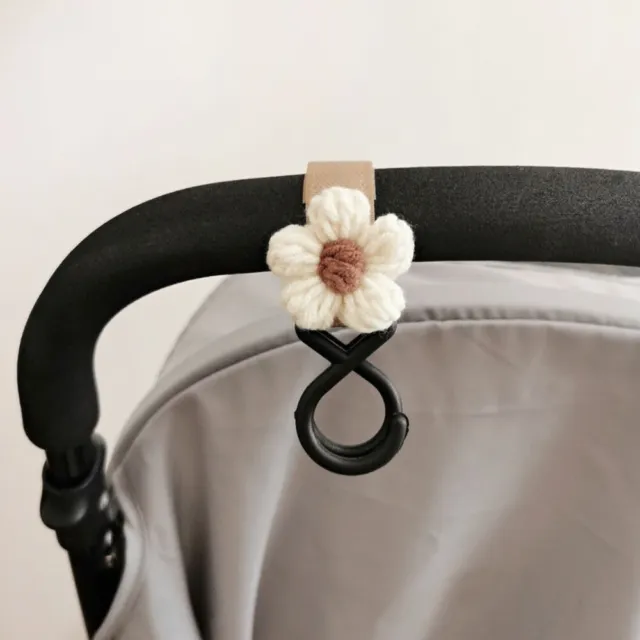 Plastique Crochet pour poussette Fleur Accessoires Fournitures pour bébés