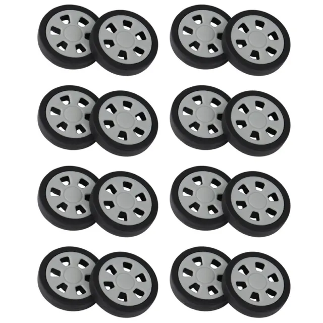 8Xft Suitcase Pulley Rollers Mute Wheel Wear-Resistant Parts Repair 55X12mm T1W3