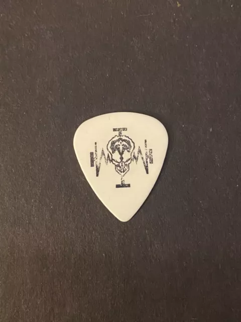 guitar pick collection - QUEENSRYCHE. MICHAEL WILTON. LOGO. SIGNATURE. WHITE.