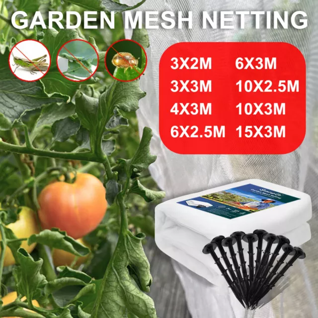 Garden Insect Bug Fly Fruit Mesh Net Vegetable Plant Protection Cover 8 Sizes AU