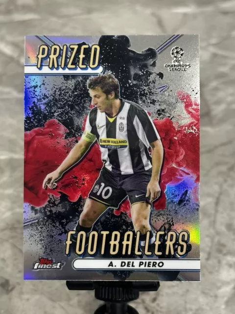 Alessandro Del Piero Black Red Fusion Italy Juventus- 2022-23 Topps Finest