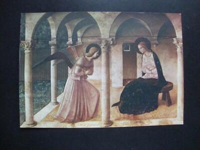 Railfans2 540) Postcard, "The Annunciation" Artwork By The Artist Beato Angelico