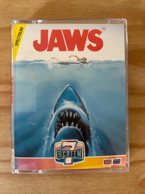 JAWS (SCREEN 7) ZX Spectrum 48k/128k cassette. New case. Tested/Working ...