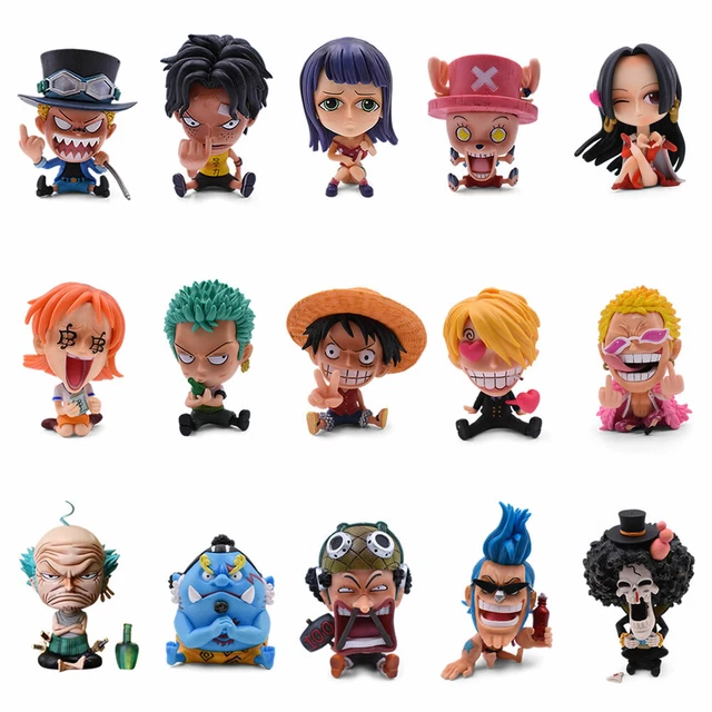 ANIME ONE PIECE Luffy Nami Ace Franky Zoro Sanji Boa Figure Toy Model