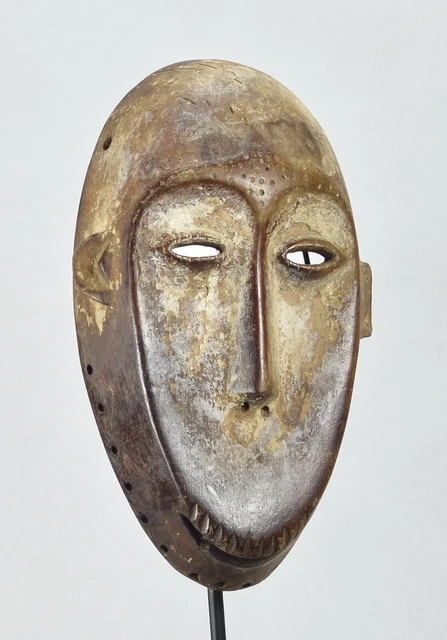 Beautiful LEGA idimu Mask Bwami Cult Congo African Tribal Art MC1905