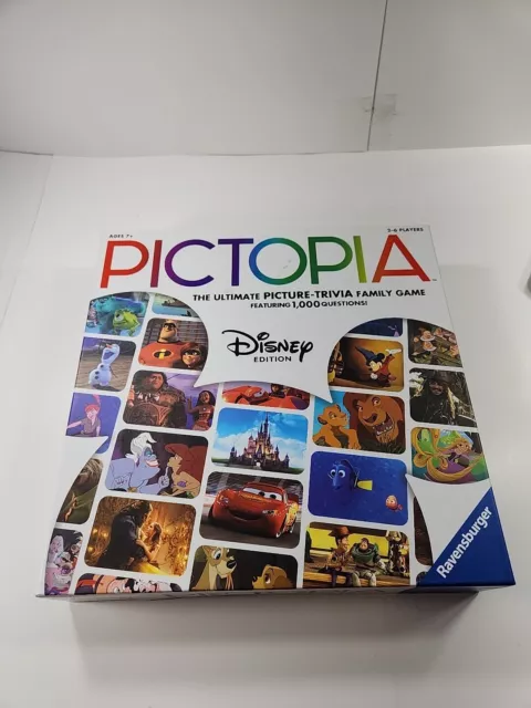 Pictopia: Disney Edition Trivia Board Game Family 1000+ Questions NEW SEALED
