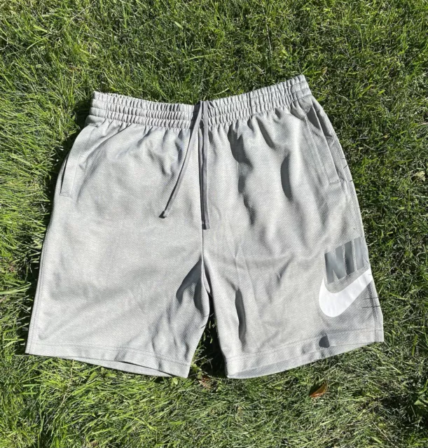 Nike SB Dri Fit Sunday Shorts Mens Size XL Grey Heather White