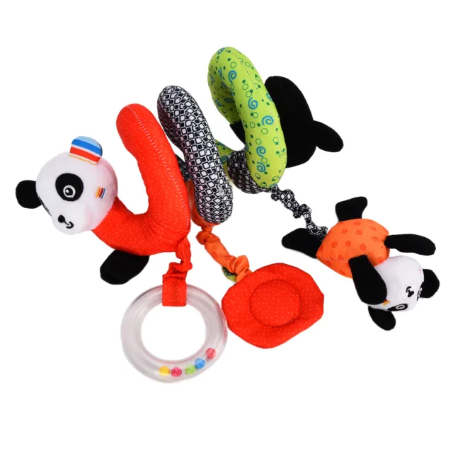 (- Schwarz-Weiß-Panda-Bett Herum)Krippen-Spirale Hängendes Spielzeug