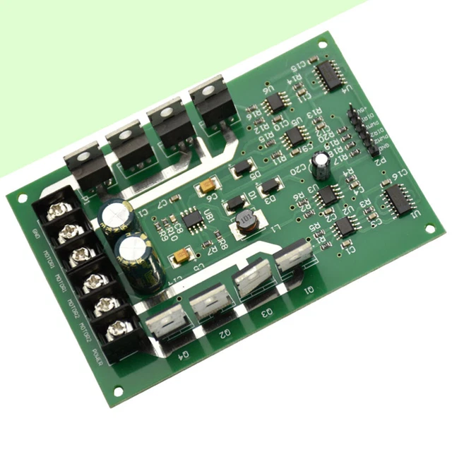 Samfox Module de Contrôle de Moteur - CC IRF3205 MOSFET 3-36V 10A Peak 30A Carte de Module de Contrôle de Moteur Double Puce de Pilote de Pont en H Samfox Module de Contrôle de Moteur - CC IRF3205 MOSFET 3-36V 10A Peak 30A Carte de Module de Contrôle de Moteur Double Puce de Pilote de Pont en H