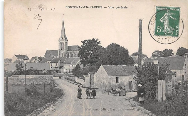 95.AM17909.Fontenay en parisis.Vue générale