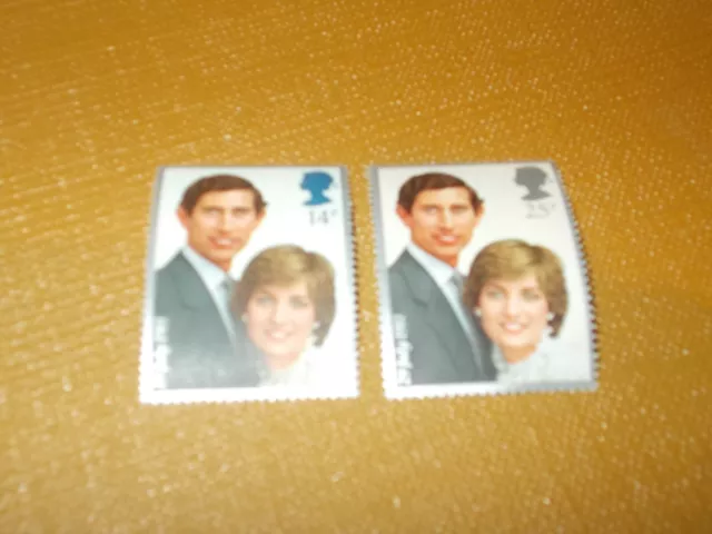 1981   Set Of  2  Royal  Wedding  Stamps   Unmounted Mint  Lot  4