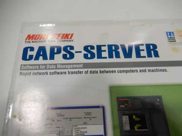 Mori Seiki Caps-Server Software For Date Management Version 2.1.0 NEW in Box!!!! 3