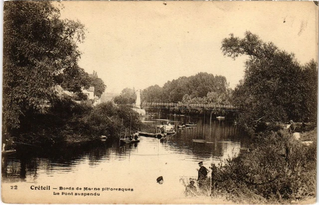 CPA AK Creteil Bords de la Marne picturesque FRANCE (1282330)