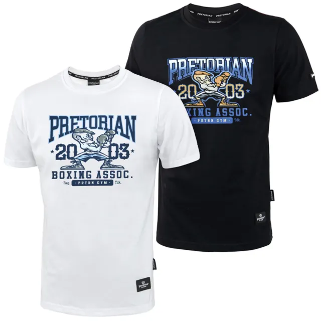 T-shirt Pretorian Uomo Koszulka Pit Bull Boxing Palestra MMA BJJ Fighters Muay Thai