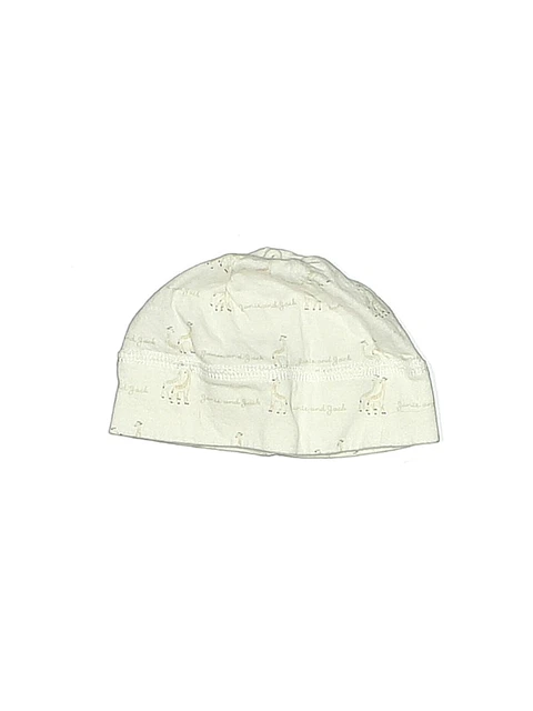 Janie and Jack Boys Ivory Beanie Newborn