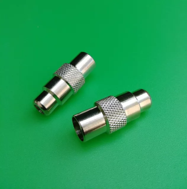 (1 PC) PAL/IEC Male to RCA Female Connector - USA Seller