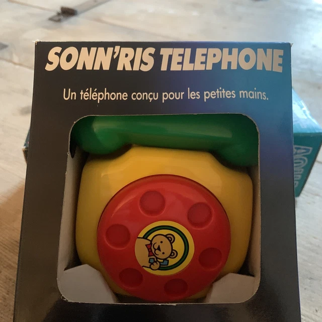 Vintage Tomy Sonn Ris Téléphone Tomy Enfant