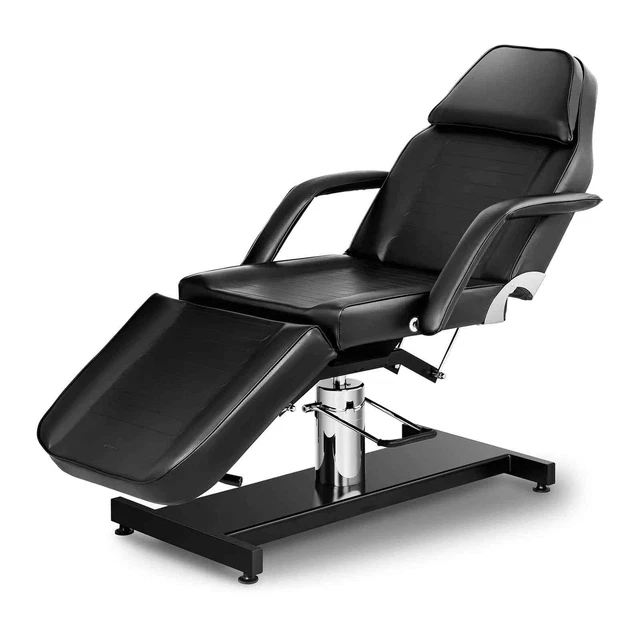 Kosmetikliege Massagebett Hydraulische Therapieliege Massageliege Schwarz