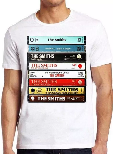 The Smiths Albums Cassette Queen Is Dead Punk Rock Band Gift Tee T Shirt 7225