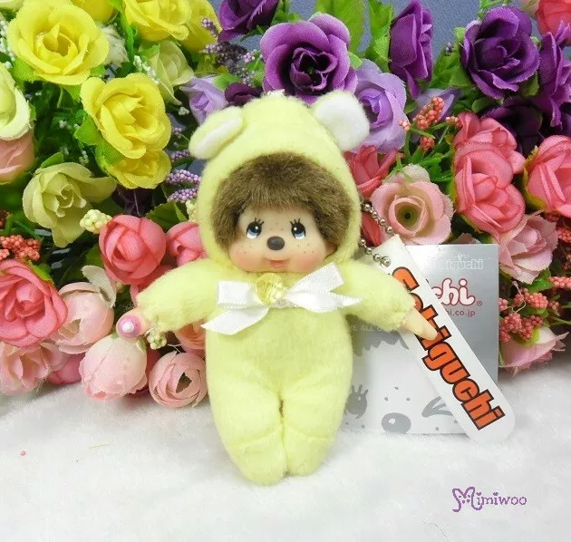 2681 Monchhichi 10cm Plush Birthday Mascot Birth Stone Keychain ~ November  RARE