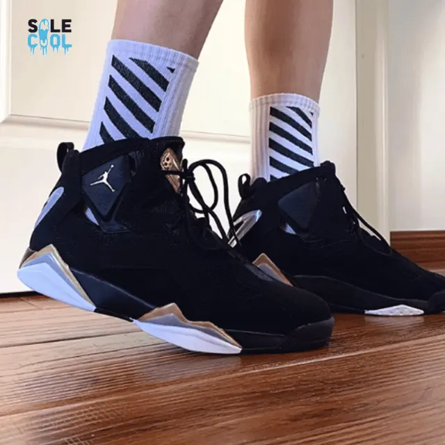 Nike Mens Air Jordan True Flight  Black Basketball Shoes Sneakers  342964-070