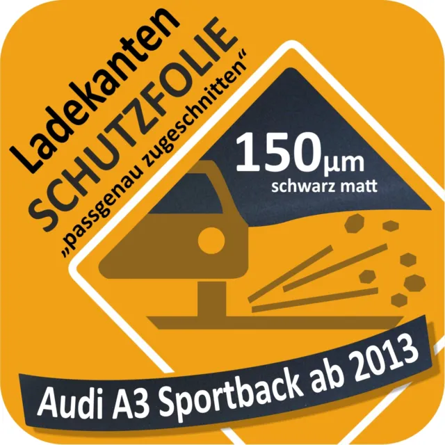 FILM DE PROTECTION seuil de chargement film de protection peinture pour Audi  A3 Sportback EUR 13,95 - PicClick FR
