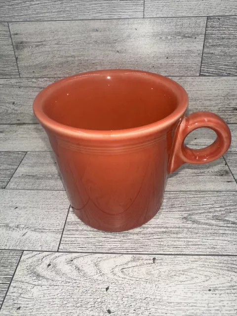 Fiestaware  Coffee Tea Mug Persimmon Ring Handle Tom And Jerry Fiesta USA HLC