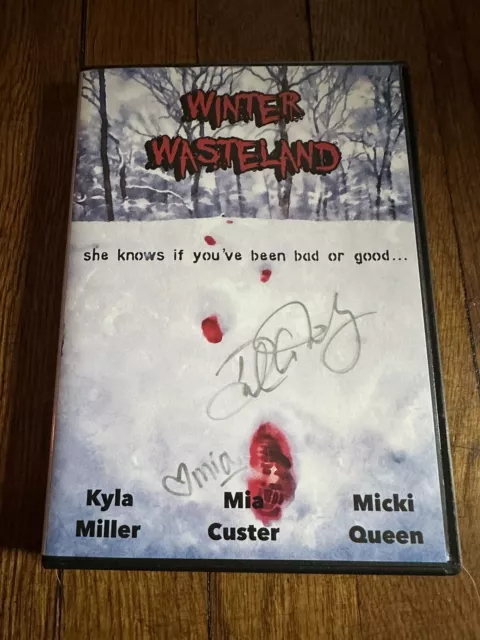 Winter Wasteland Autographed Dvd New Horror Movie Halloween Christmas