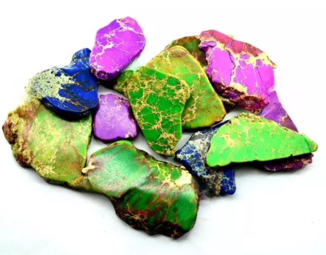 Lote de piedras preciosas sueltas de losa de turquesa natural de color...