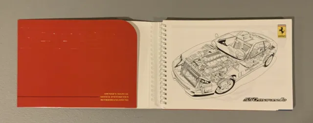 Ferrari 550 Maranello Owners Manual (1256/97); Original