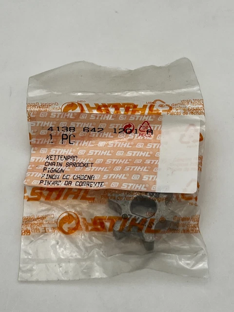 Genuine STIHL 1125-640-2008 Clutch Drum Sprocket – .325" 8T – Fits 029, 039, MS290, MS390 Chainsaws