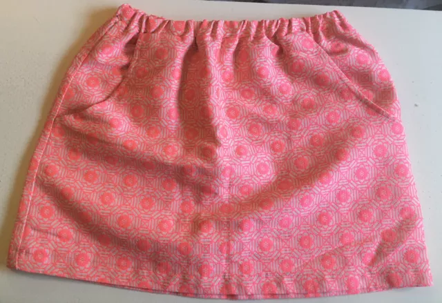 Vintage Womens Pink 1970s Skirt Lily White Made In USA Medium