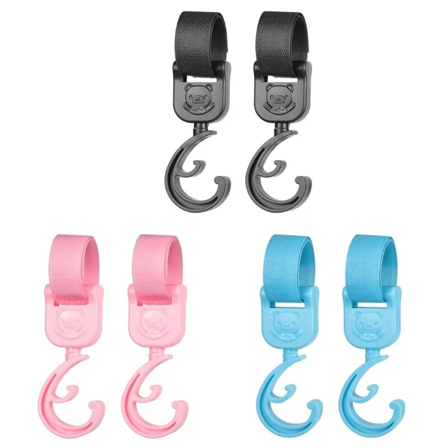 Baby Stroller Hooks 2 Pcs Pushchair Clips Hooks Pram Accessory