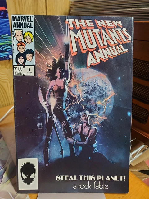 1984 Marvel Comics The New Mutants Annual #1 - 1st appearance of Lila Cheney