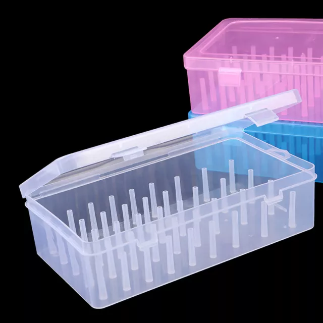 42 Axis Sewing Threads Box Transparent Needle Wire Storage Organizer Containe-TM 2