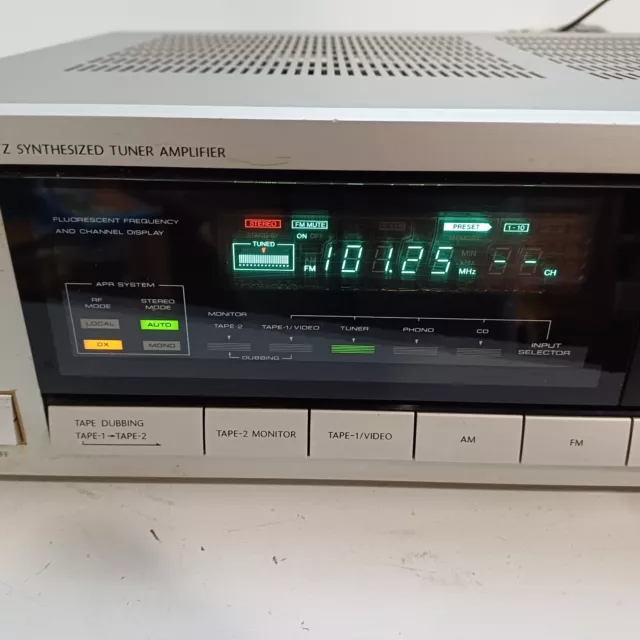 Onkyo TX-810 Quartz Synthesized Tuner Amplifier TESTED Vintage Phono Discrete 2