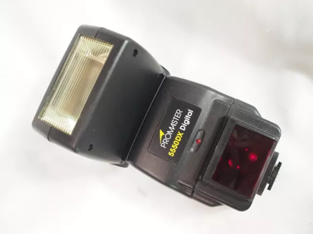 Promaster 5550DX Digital Shoe Mount camera Flash for Nikon swivel