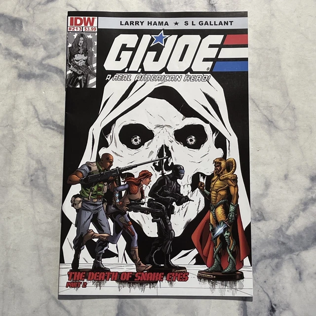 GI Joe The Death of Snake Eyes Part 2 Comic Book Issue 213 IDW 2015 2nd Printing