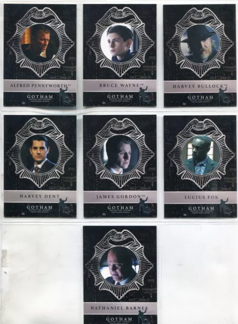 Gotham Season 2 Complete Penguin New Day Dark Knight Chase Card Set ND1-7